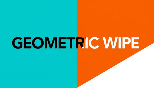 26 GEOMETRIC WIPE: barrido geométrico