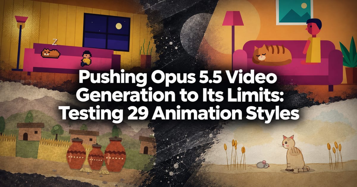 Poniendo a prueba los límites de la generación de vídeo de Opus 5.5: 29 expresiones de animación analizadas de una vez