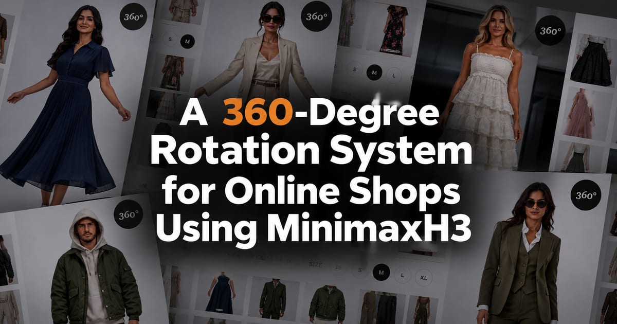 Sistema de rotación 360° para tiendas online con MinimaxH3
